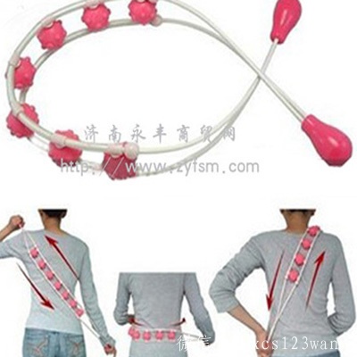 手动颈椎按摩器按摩工具滚轮 家用保健按摩器材拉背器脖子按摩器 