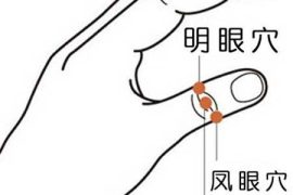 要想老来眼不花 按揉穴位即可