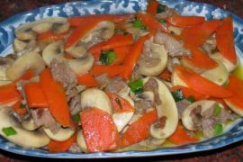 胡萝卜炒肉的两种做法